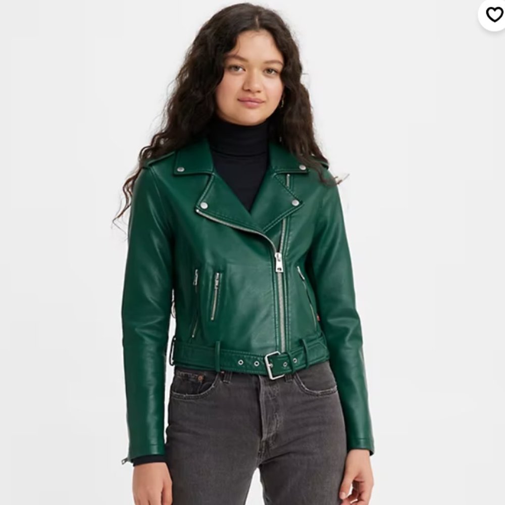 Levi's Belted Faux Leather Moto Jacket